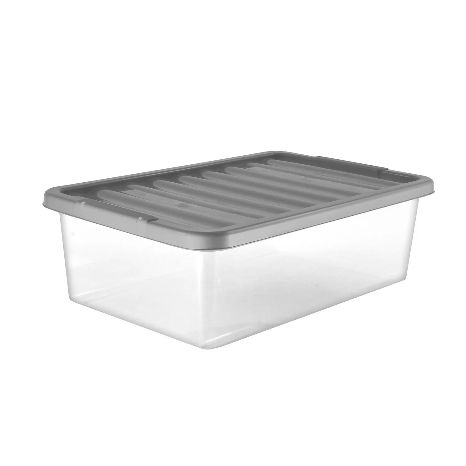 32L Storage Box With Clear Base And Lid 4 32L Storage Box With Clear Base And Lid - Image 2