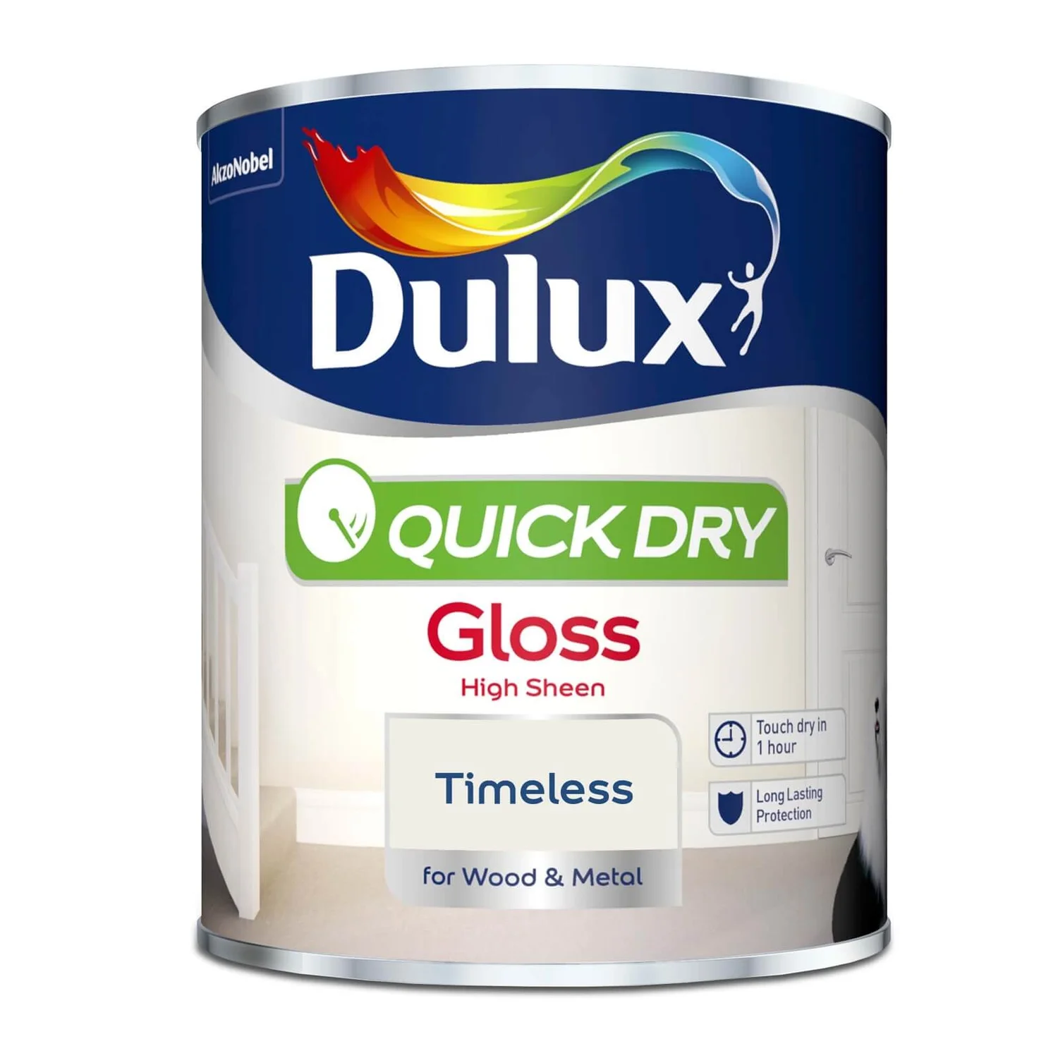 Dulux Quick Dry Gloss Timeless - 750ml 6 Dulux Quick Dry Gloss Timeless - 750ml - Image 4