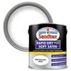 Sandtex® Rapid Dry Satin Paint Pure Brilliant White - 2.5L 1 Sandtex® Rapid Dry Satin Paint Pure Brilliant White - 2.5L -Home Decor Shop 12813510 9134951366530081