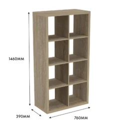 Clever Cube 4x2 Storage Unit - Oak 11 Clever Cube 4x2 Storage Unit - Oak -Home Decor Shop 12816157 1065014368240330