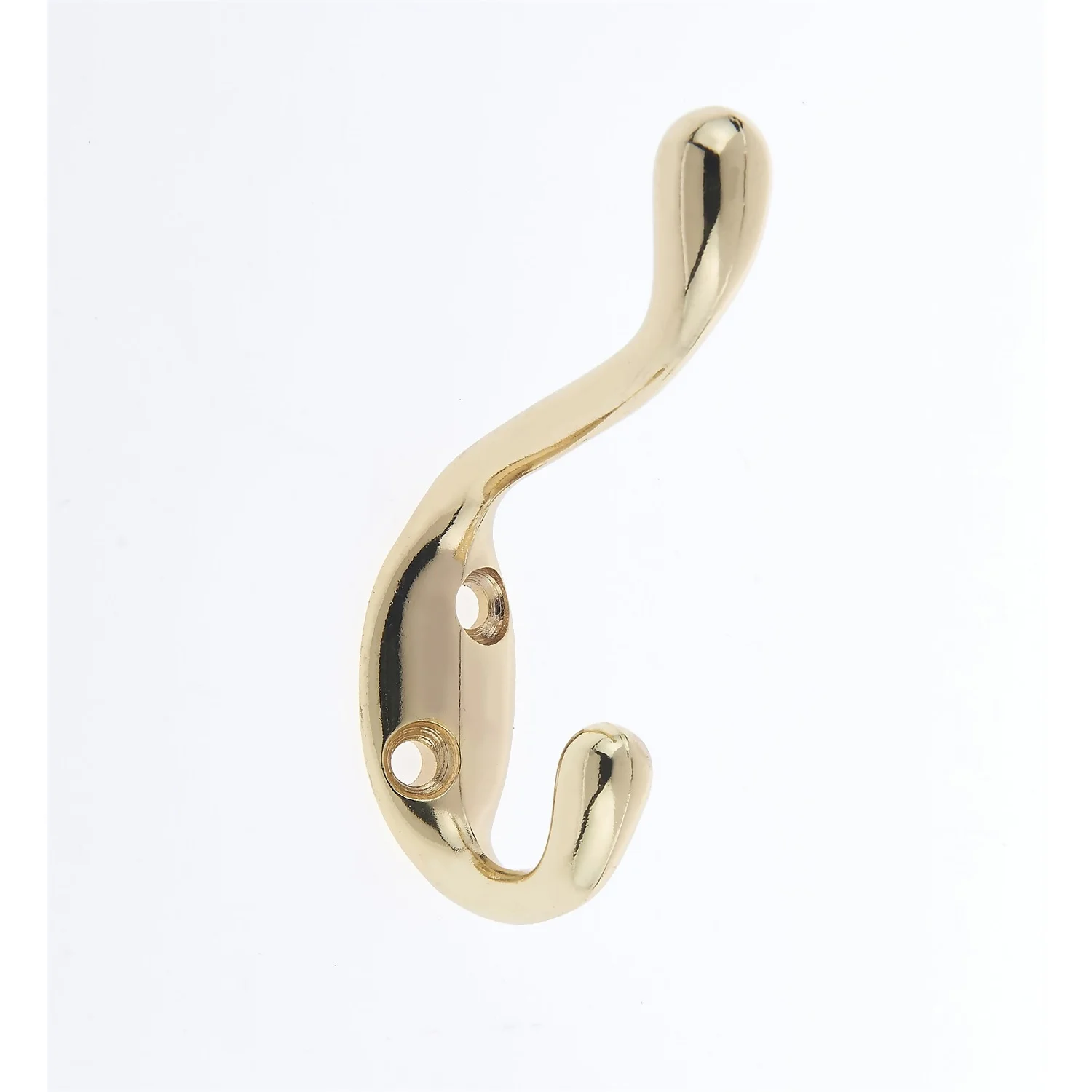 Basic Coat Hook - Polished Brass 3 Basic Coat Hook - Polished Brass
