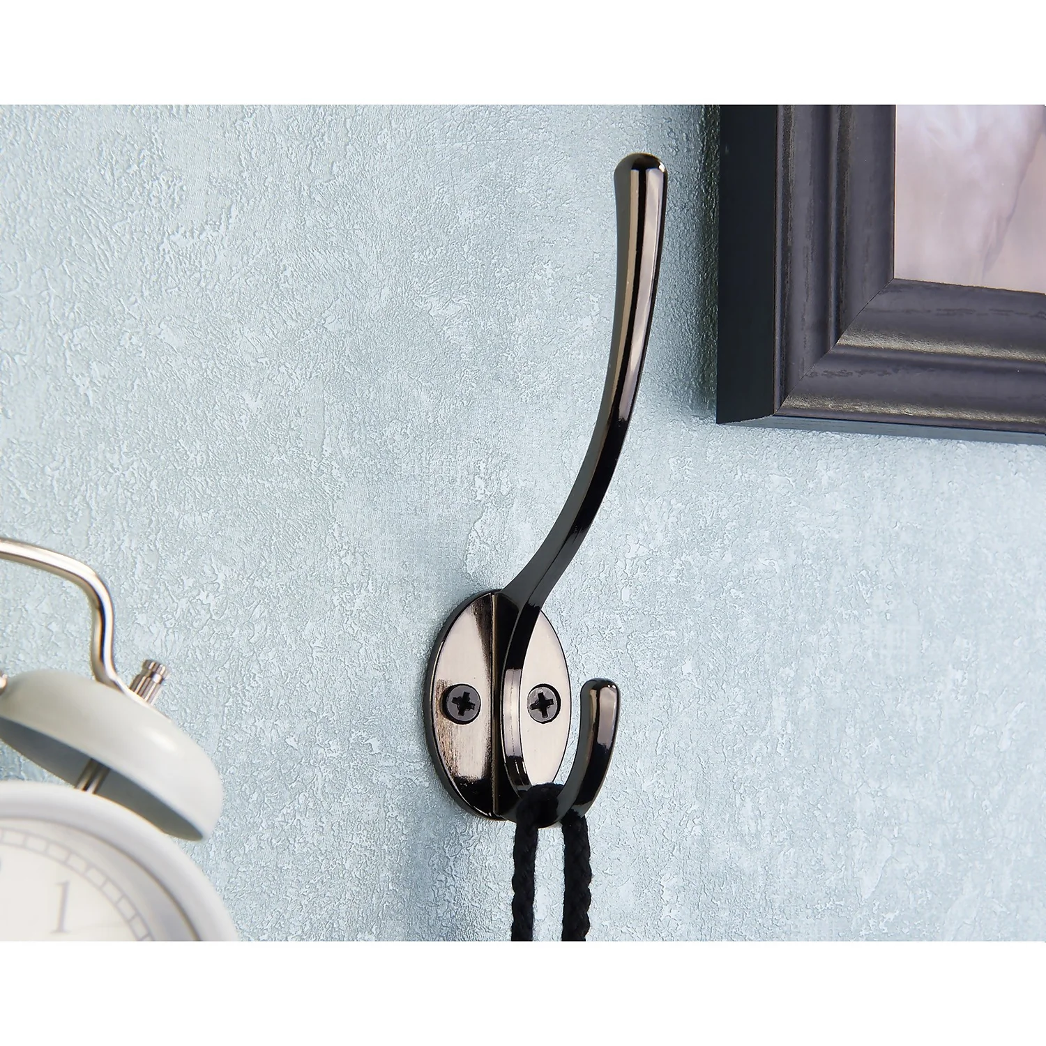 Victorian Hook - Black Nickel 5 Victorian Hook - Black Nickel - Image 3