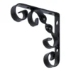None Scroll Bracket - Black - 100x100mm -Home Decor Shop 12818108 8414831966883607