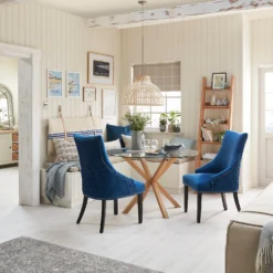 Ludlow Round Glass Dining Table -Home Decor Shop 12825371 6624951833877590