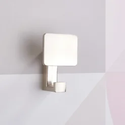 Square Back Hook - Satin Nickel -Home Decor Shop 12839158 1844995166060311