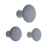Wood Dots Hook Set - Grey 1 Wood Dots Hook Set - Grey -Home Decor Shop 12839183 2144831918568676