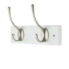 2 Victorian Satin Nickel Hooks On White Bloc Board -Home Decor Shop 12839440 2014845861105003