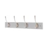 4 Victorian Satin Nickel Hooks On Dove Bloc Board -Home Decor Shop 12839448 2104845861301296