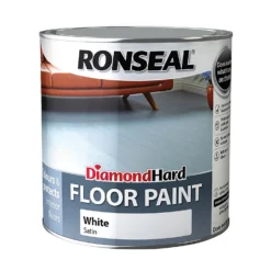 Ronseal Diamond Hard White - Floor Paint - 2.5L