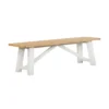 Ashstead Bench - Oak & Ivory -Home Decor Shop 12917114 1955036617373922