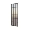 Black Metal Rectangle Window Pane Leaning Mirror - 150x50cm -Home Decor Shop 13031833 1684893868624443