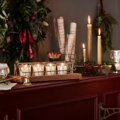 Country Living Wood Candle Holder With Handle -Home Decor Shop 13155164 1834900080795672