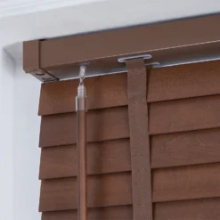 50mm Wood Venetian Blind - Walnut - 80x130cm -Home Decor Shop 13206178 1984884243818526