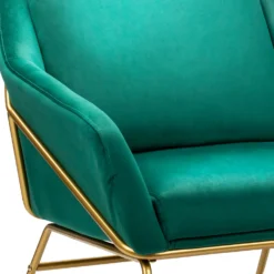 Evelyn Metal Frame Chair - Emerald -Home Decor Shop 13222772 1824932955689474