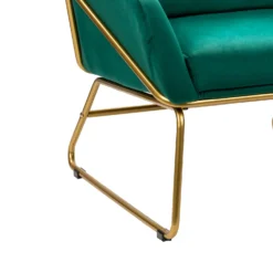 Evelyn Metal Frame Chair - Emerald -Home Decor Shop 13222772 3134932955727262