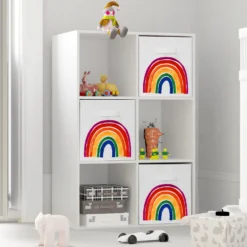 Living Elements Compact Cube Fabric Insert - Charity Rainbow -Home Decor Shop 13432921 1954943614228221