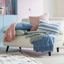 Chenille Cushion - Slate - 50x50cm -Home Decor Shop 13438783 9194964549064072