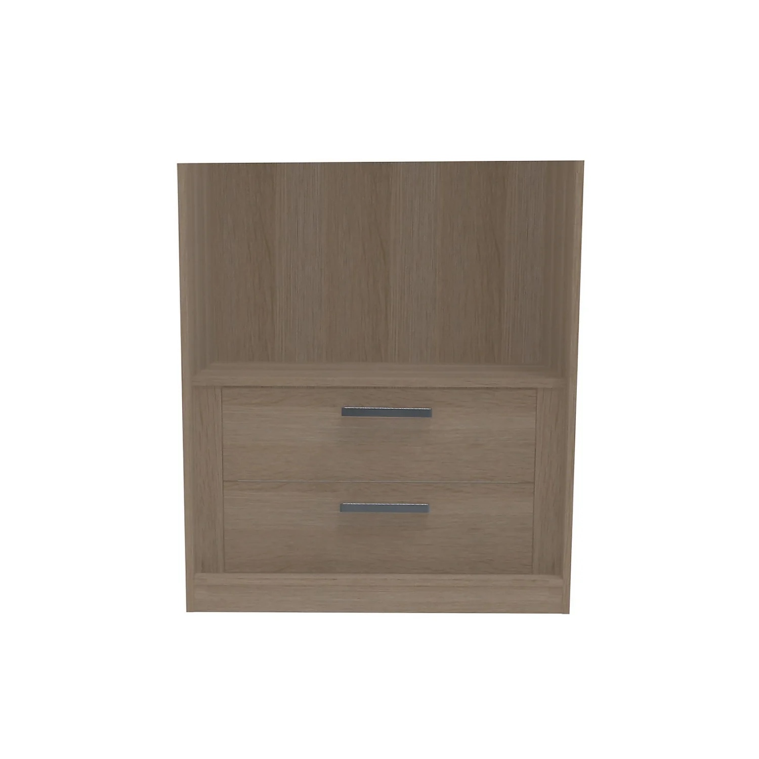 House Beautiful Internal Built-In Two Drawer Unit For Double Wardrobe - Oak Effect 3 House Beautiful Internal Built-In Two Drawer Unit For Double Wardrobe - Oak Effect