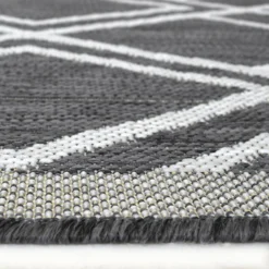 County Diamonds Indoor/Outdoor Rug - Silver - 120x170cm 12 County Diamonds Indoor/Outdoor Rug - Silver - 120x170cm -Home Decor Shop 14016058 1155006087239941