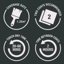 Rust-Oleum Painters Touch Matt Paint Mocha - 250ml -Home Decor Shop 14606444 6235053507234986