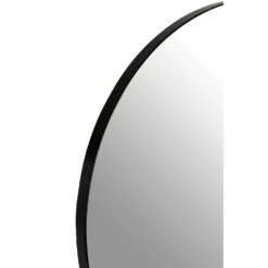 Cindy Large Round Wall Mirror - Matt Black - 70cm -Home Decor Shop 14820937 9815058437750007