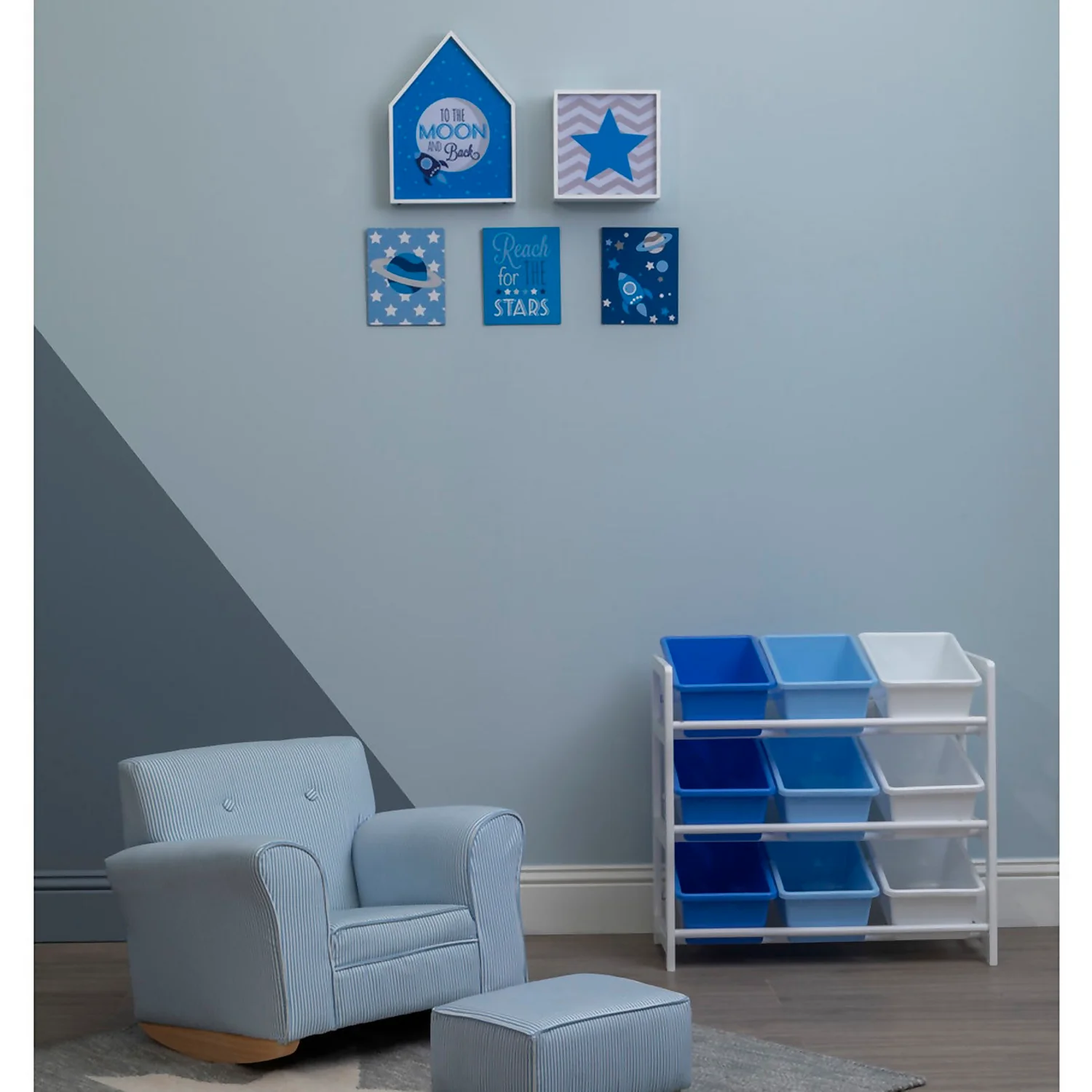 Kids Set Of 3 Reach For The Stars Wall Plaques - 16x20cm 5 Kids Set Of 3 Reach For The Stars Wall Plaques - 16x20cm - Image 3