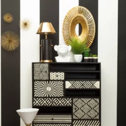 Mirano Set Of 3 Gold Starburst Wall Art -Home Decor Shop 14820996 1025057939965731