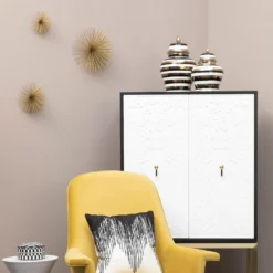 Mirano Set Of 3 Gold Starburst Wall Art -Home Decor Shop 14820996 6765057939988504