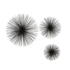 Mirano Set Of 3 Black Starburst Wall Art -Home Decor Shop 14821000 4465057937364755